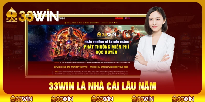 33win là nhà cái lâu năm